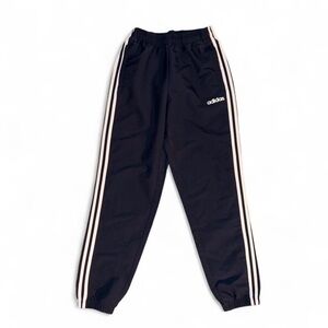adidas Blue Track Pants with White Stripes
